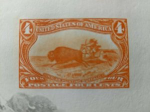 INDIAN HUNTING BUFFALO 1980 Souvenir Sheet TRANS-MISSISSIPPI Stamp Issue