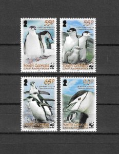 SOUTH GEORGIA 2008 WWF SG 453/6 MNH