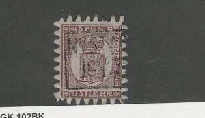 Finland, Postage Stamp, #12 Used, 1866 Nice Perfs