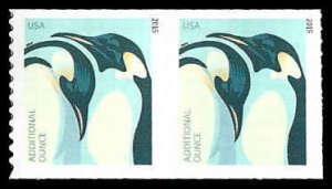 PCBstamps   US #4990 Coil Pair 44c(2x{22c})Emperor Penguins, MNH, (60)