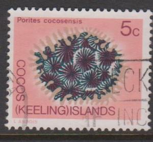 Cocos Islands Sc#12 Used