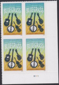 5844 Bluegrass Plate Block MNH