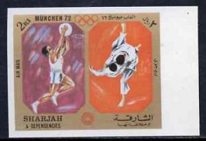 Sharjah 1972 Basketball & Judo (2R) from Olympic Spor...