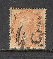 INDIA Sc# 23 USED FVF Queen Victoria WMK38