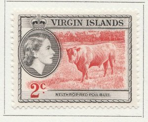 1956 English Colony British Colony VIRGIN ISLANDS 2c MH* A28P18F27719-