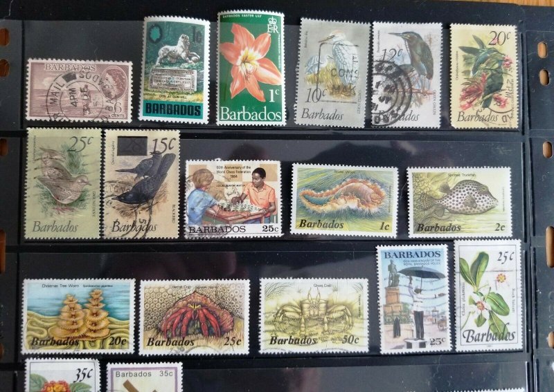 Small Collection of Barbados Stamps (Mid18)