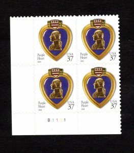 PB 3784 PURPLE HEART #B1111  (2003) MNH