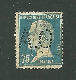 France #191 - perfin