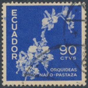 Ecuador  Sc# 627 Used Flower Orchid  see details  / scans