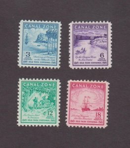 CANAL ZONE, 142, 143, 144, 145, MNH, VF