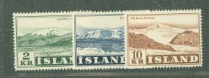 Iceland #302-304 Unused Single (Complete Set)