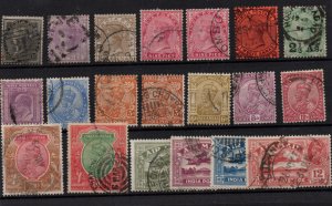 India QV-KGV fine/good used collection to 10R WS36699