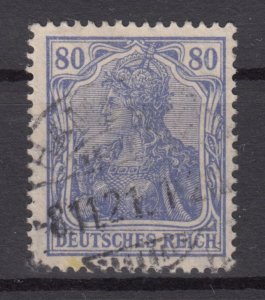 Germany 1920 Sc#128 VAR Mi#149 bII better shade used signed BPP (DR1556)