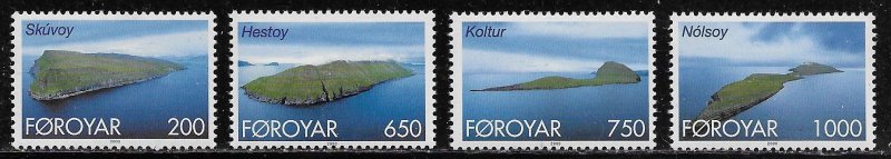 Faroe Islands Scott #'s 383 - 386 MNH