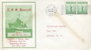 U.S.S. BANCROFT (DD-598) LAUNCH 1941