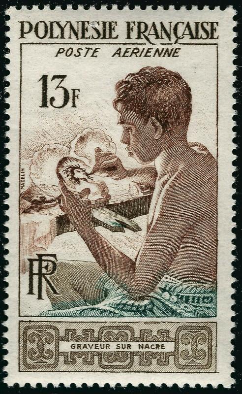 French Polynesia (Scott C24) * MNH VF*...World Class Stamp bargain!