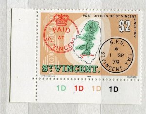 ST.VINCENT; 1979 early Post Office issue MINT MNH CORNER $2. value