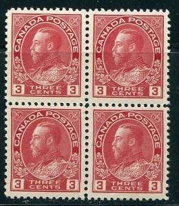 Canada #109 Block 4   O.G. Mint NH   VF