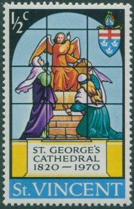 St Vincent 1970 SG309 ½c St Georges Cathedral MNH