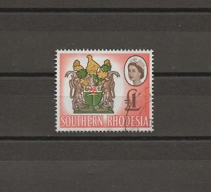 SOUTHERN RHODESIA 1964 SG 92/105 USED Cat £45