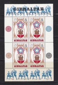 Gibraltar      329a       MNH     Souvenir Sheet
