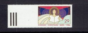 CANADA - 1986 CHRISTMAS ANGELS - PERF 12.5 VARIANT - SCOTT 1116b - MNH