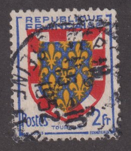 France 662 Arms of Touraine 2Fr 1951