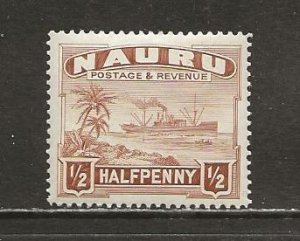 Nauru # 17b Unused Hinged