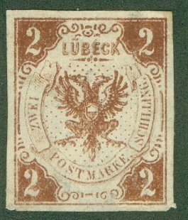 LUBECK GERMANY 3 MNG (RL) 3813 CV $27.50 BIN $10.00