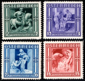 Austria 1936  Scott #B142-5 MNH