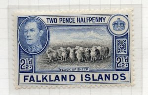 Falkland Islands 1940s Early Issue Fine Mint Hinged 2.5d. NW-94948