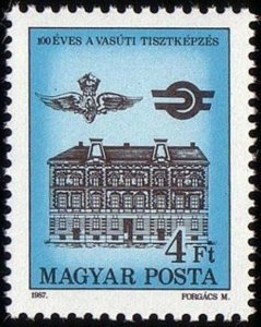 1987 Hungary 3917 100th Anniversary of the Railway Workers Training Institute