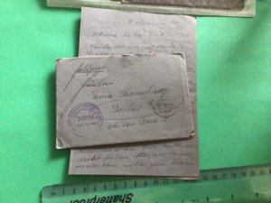 Germany WW1 1917 Fieldpost letter and cover A15416