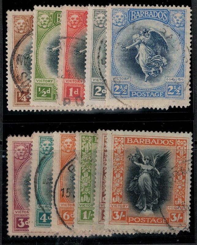 Barbados 1920 SC 140-150 Used Set SVC 323.00