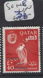 QATAR (P1501B)  REVALUED ON 40  SG 145   VFU 