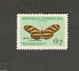 Republica Dominicana #B48 MH stamp Correos Butterfly