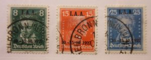GERMANY, Scott: 363-365, USED, Lot26, Cat $195