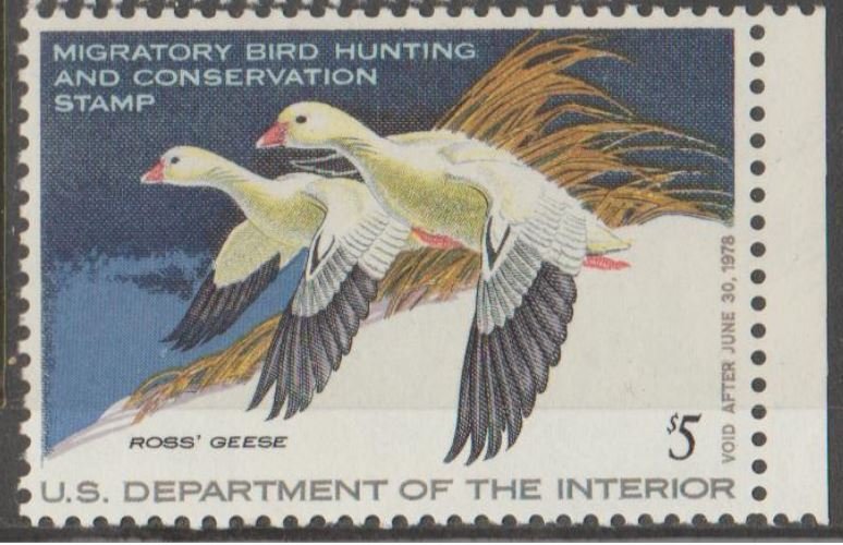 U.S. Scott #RW44 Duck Stamp - Mint NH Single