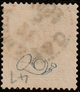 Sweden Stamp, Scott#47, used, '30',  light brown,  #M536