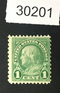 MOMEN: US STAMPS # 578 MINT OG H LOT #30201
