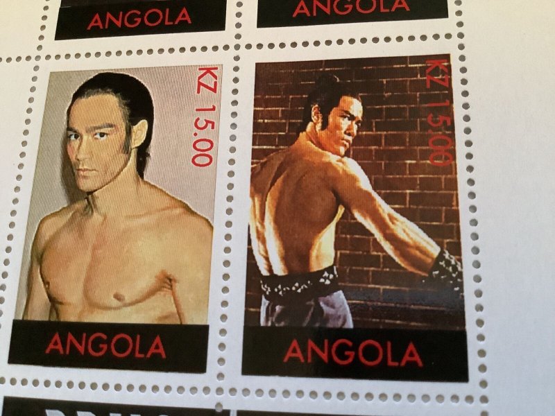 Angola Bruce Lee Martial Arts Jeet Kune Do mint never hinged stamps sheet R48705