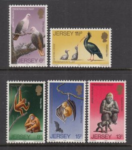 Jersey 217-221 Animals MNH VF