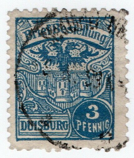 (I.B) Germany Local Post : Duisburg 3pf