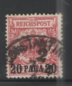 German Post Offices Abroad - Turkey 1889 Sc# 9 Used G/VG