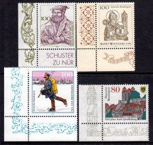 Germany 1994 Mint MNH Accumulation SC 1870,1871,1872,1873