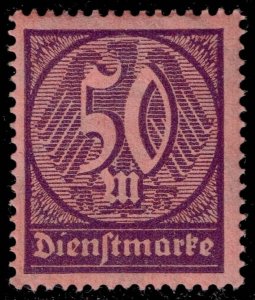 Germany #O20 Numeral over Eagle; Unused