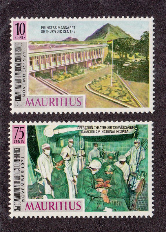 Mauritius Scott #389-390 MNH