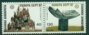 Greece 1987 EUROPA Stamps - Modern Architecture MUH