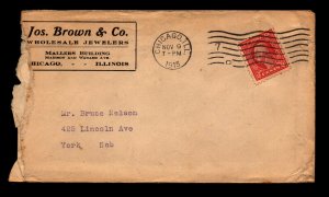 1915 Brown & Co Jewelers Cover Chicago ILL - L9484