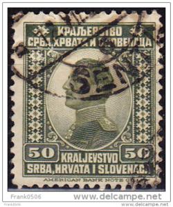 Yugoslavia 1921- Kraljevstvo Srba Hrvata Slovenaca, 50, used